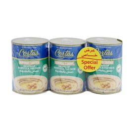 Cortas 3X Hommos Tahineh 20 Pcent