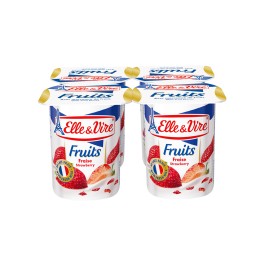 Elle+vire Dessert Lacte Fraise