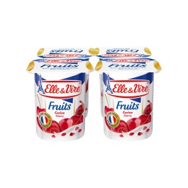 Elle+vire Dessert Lacte Cerise