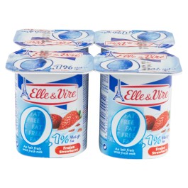 Elle+vire Dessert Lacte Fraise Light