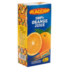 Maccaw Orange Juice Carton