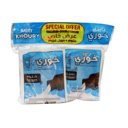 Dairy Khoury Halloum+double Creme Offer