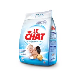Le Chat Sensitive Low foam Powder Laundry Detergent 6Kg, for Sensitive Skin