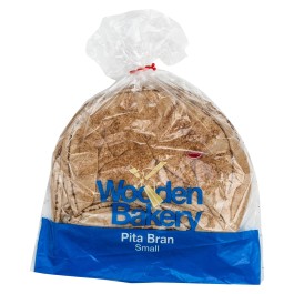Wooden Bakery Arabic Bread Brown Small Bag 7 Loaves