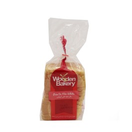 Wooden Bakery Pain De Mie White Bag