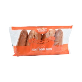 Wooden Bakery Hot Dog Bun 6pcs