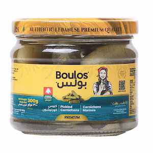 Boulos Cornichons Pickled 300g