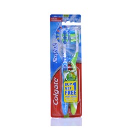 Colgate Max Fresh Medium Toothbrush 1+1