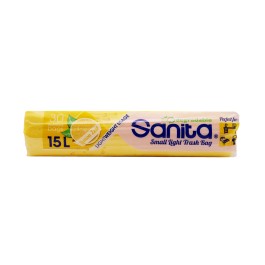 Sanita Light Yellow Trash Bags 30PC