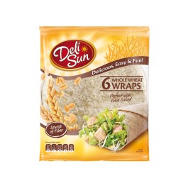 Deli Sun 6 Whole Wheat Tortt.Wraps 24Cm