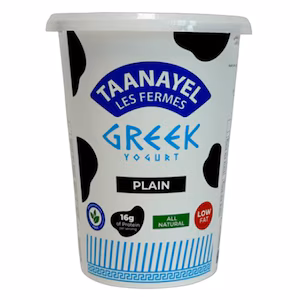 Taanayel Greek Yogurt Plain 500GR