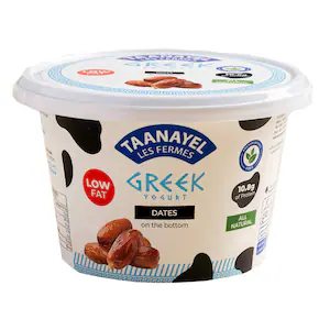 Taanayel Dates Greek Yogurt Low Fat 150GR