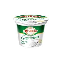 President Sour Cream 20PCENT Cup