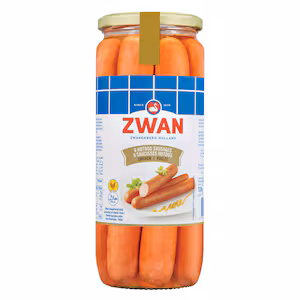 Zwan Chicken Hot Dogs In Jars 720GR