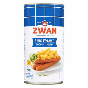 Zwan Chicken 6 Big Franks 300Gr