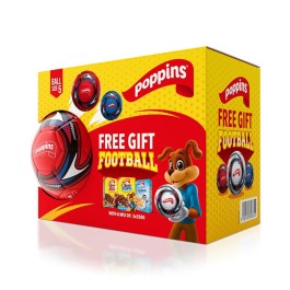 Poppins 3XASSORTED Cereal +FOOTBALL Free